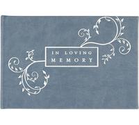 In Loving Memory Funeral Blue Guest Book