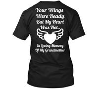 in Loving Memory of Grandmother Apparel - Your Wings T-Shirt Black L