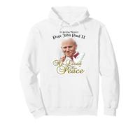 in Loving Memory Pape Jean Paul II & Dove He Lived for Peace Sweat à Capuche