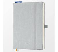 IN-LUXPRO Agenda 2027 de qualité supérieure - Format A5 - 21,5 x 15 cm - 12 mois (janvier à décembre) - Agenda journalier 2027 avec onglets mensuels et porte-stylo - Poche intérieure - Cuir