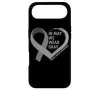 in May We Wear Gray - Brain Cancer Awareness Month 2026 Coque pour iPhone Air