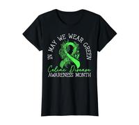 in May We Wear Green Celiaque Disease Month T-Shirt Graphique avec Valeur
