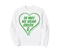 in May We Wear Green - Mental Health Awareness Month 2026 Sweatshirt