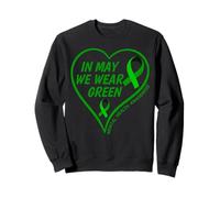 in May We Wear Green - Mental Health Awareness Month 2026 Sweatshirt
