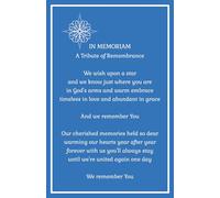 In Memoriam A Tribute Of Remembrance: Guest Book for Sharing Fond Memories and Final Goodbyes | Attendance Notebook for Funeral, Wake or Celebration ... Keepsake Journal for Final Words of Farewell