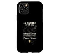 in Memory of My Son Always Loved Forever Missed Son Memorial Coque pour iPhone 11 Pro