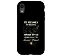 in Memory of My Son Always Loved Forever Missed Son Memorial Coque pour iPhone XR