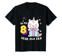 In My 8 Year Old Era Chat mignon amusant 8ème anniversaire T-Shirt
