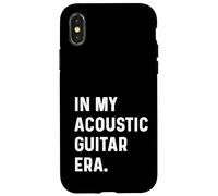 in My Acoustic Guitar Era Guitariste Rock Jazz Indie Metal Coque pour iPhone X/XS