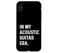 in My Acoustic Guitar Era Guitariste Rock Jazz Indie Metal Coque pour iPhone XS Max