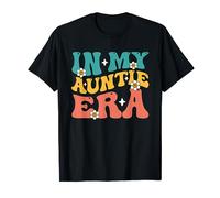 In My Aunt Era Groovy Rétro Fun Auntie Femmes T-Shirt