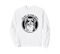 in My Aussie Era Blue Merle Australian Shepherd Lover Sweatshirt