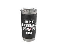 In My Baseball Mom Era Cheer Fan Baseball Mama Game Day Gobelet isotherme en acier inoxydable double paroi