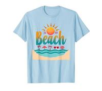 in My Beach : Tropical Paradise Summer Vacation T-Shirt, Homme, Bleu Céleste, 3XL