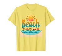in My Beach : Tropical Paradise Summer Vacation T-Shirt, Homme, Citron, 3XL