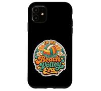 in My Beach Volley Era Retro Groovy Vintage Ventilateur de Volleyball Coque pour iPhone 11