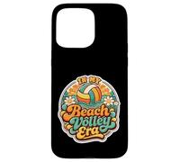 in My Beach Volley Era Retro Groovy Vintage Ventilateur de Volleyball Coque pour iPhone 15 Pro Max