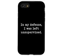 in My Defense Humour for Unsupervised Funny Collegers Coque pour iPhone SE (2020) / 7/8