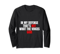in My Defense, That's Not What The Voices Said - Citation Amusante Manche Longue