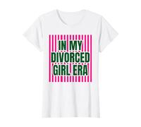 in My Divorced Girl Era Rayé T-Shirt