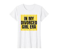 in My Divorced Girl Era Rayé T-Shirt