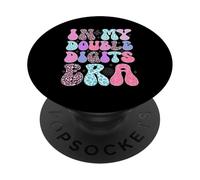 in My Double Digits Era - Les Filles fêtent Leurs 10 Ans PopSockets PopGrip Adhésif