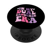 In My Dual Language Era Appréciation des enseignants en double langue PopSockets PopGrip Adhésif