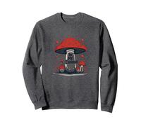 in My Element : Aventure fantaisiste dans la forêt de Champignons Sweatshirt, Unisexe pour Adultes, Chiné Foncé, M