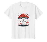 in My Element : Aventure fantaisiste dans la forêt de Champignons T-Shirt, Enfant, Blanc, 10 Ans