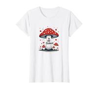 in My Element : Aventure fantaisiste dans la forêt de Champignons T-Shirt, Femme, Blanc, XL