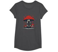 in My Element : Aventure fantaisiste dans la forêt de Champignons T-Shirt, Fille, Chiné Foncé, M