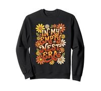 in My Empty Nest Era Motif Floral rétro Sweatshirt