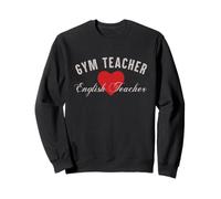 in My Engaged Era Gym X English Teacher Love Collegiate Sweatshirt