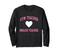 in My Engaged Era Gym X English Teacher Pink Collegiate Manche Longue