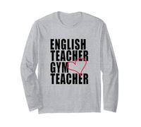 in My Engaged Era Gym X English Teacher Red Heart Manche Longue