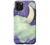 in My Fantasy Era Witchy Green Sage Purple Moon Phases Stars Coque pour iPhone 11 Pro Max