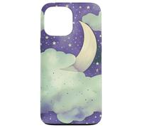in My Fantasy Era Witchy Green Sage Purple Moon Phases Stars Coque pour iPhone 13 Pro Max