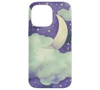 in My Fantasy Era Witchy Green Sage Purple Moon Phases Stars Coque pour iPhone 14 Pro Max