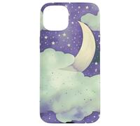 in My Fantasy Era Witchy Green Sage Purple Moon Phases Stars Coque pour iPhone 15 Plus