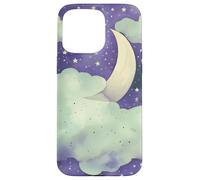 in My Fantasy Era Witchy Green Sage Purple Moon Phases Stars Coque pour iPhone 15 Pro Max