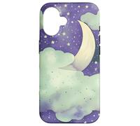 in My Fantasy Era Witchy Green Sage Purple Moon Phases Stars Coque pour iPhone 16