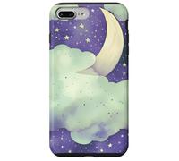 in My Fantasy Era Witchy Green Sage Purple Moon Phases Stars Coque pour iPhone 7 Plus/8 Plus