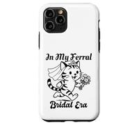 in My Feral Bride Era Cat Funny Wedding Coque pour iPhone 11 Pro