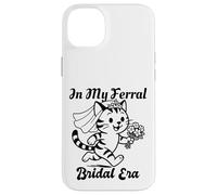 in My Feral Bride Era Cat Funny Wedding Coque pour iPhone 14 Plus