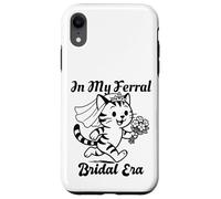 in My Feral Bride Era Cat Funny Wedding Coque pour iPhone XR