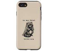 in My Feral Bride Era Humour Funny Raton Laveur rétro années 90 Coque pour iPhone SE (2020) / 7/8