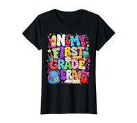 in My First Grade Era Girl Student Teacher Back to School T-Shirt Graphique avec Valeur