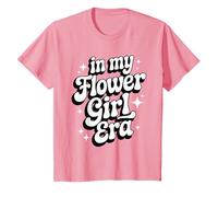 in My Flower Girl Era Chemise Rose pour fête de Mariage T-Shirt