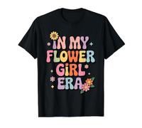 in My Flower Girl Era - Petite Fille à Fleurs Mignonne T-Shirt Graphique avec Valeur
