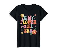 in My Flower Girl Era - Petite Fille à Fleurs Mignonne T-Shirt Graphique avec Valeur